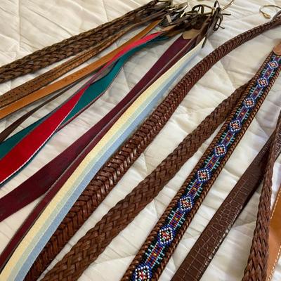 Lot of Belts Sizes Small to Medium