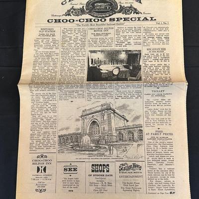 Lot of Train Centered Items including Vol. 1 No.1 of the Chattanooga Choo Choo Special