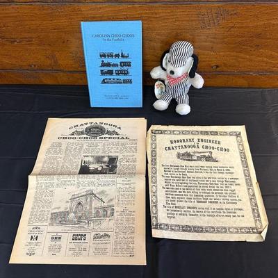 Lot of Train Centered Items including Vol. 1 No.1 of the Chattanooga Choo Choo Special