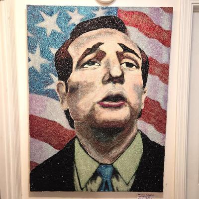 Ken Echezbal Artwork, Glow in the Dark Ted Cruz - See photos !