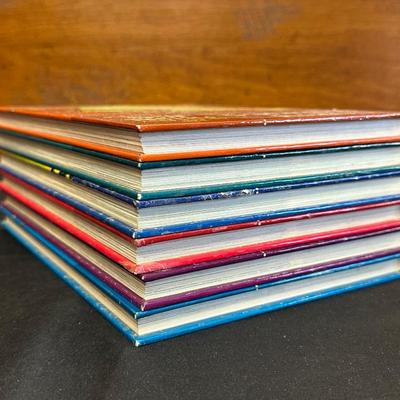 Lot of The Golden Book Picture Atlas Books 1-6