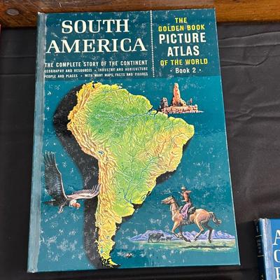 Lot of The Golden Book Picture Atlas Books 1-6