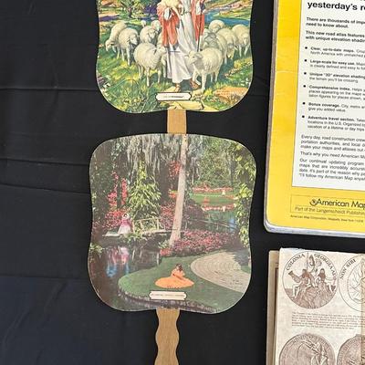 Lot of Vintage Maps & Trip Souvenirs