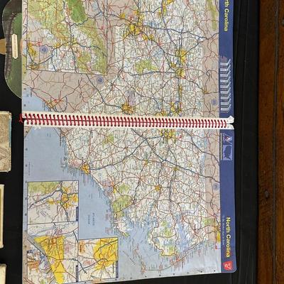 Lot of Vintage Maps & Trip Souvenirs