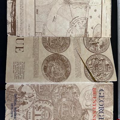 Lot of Vintage Maps & Trip Souvenirs