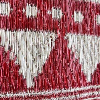 Lot 116 red outdoor rug