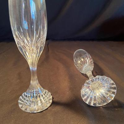 Baccarat and Perrier-Jouet Champagne Flutes (D-BM)