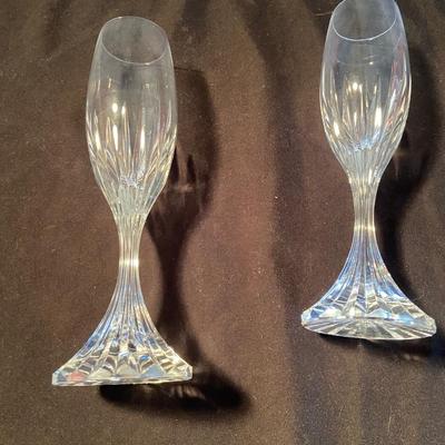 Baccarat and Perrier-Jouet Champagne Flutes (D-BM)