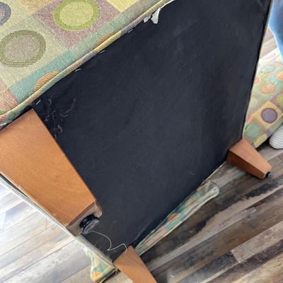 Lot 118 MCM Retro chair w/ pillows