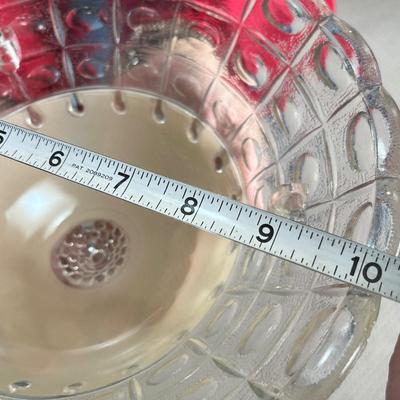 Lot 127 old glass light covers