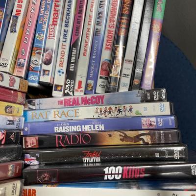 Large basket of movies