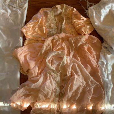 Lot of Ladies Silk Pajamas. Small to Medium
