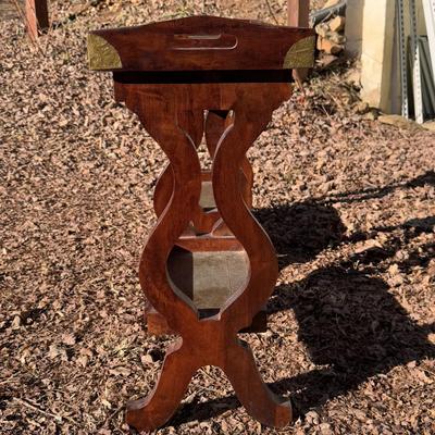 Pier 1 Imports Mocha Sari Tray End Tables (B3-DZ)
