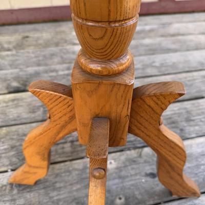 Wooden Pedestal Side Table and Magazine Rack (B3-DZ)