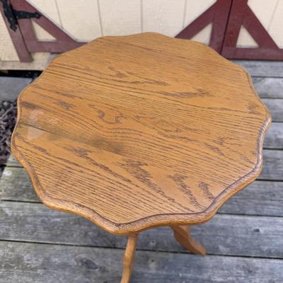 Wooden Pedestal Side Table and Magazine Rack (B3-DZ)