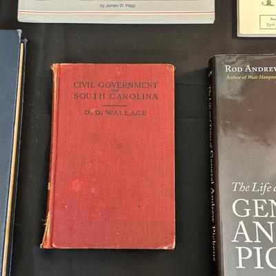Lot of Vintage and Modern Books on South Carolina History, included WWII & The Civil War