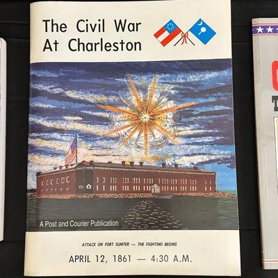 Lot of Vintage and Modern Books on South Carolina History, included WWII & The Civil War