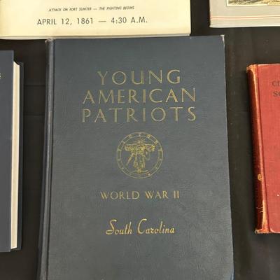Lot of Vintage and Modern Books on South Carolina History, included WWII & The Civil War