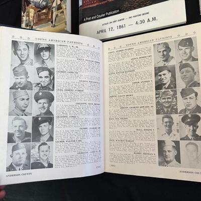 Lot of Vintage and Modern Books on South Carolina History, included WWII & The Civil War