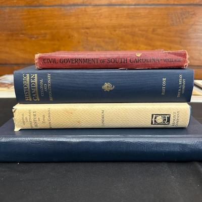 Lot of Vintage and Modern Books on South Carolina History, included WWII & The Civil War