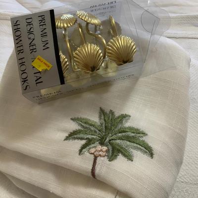 Lot of Tropical Home Decor including Glass Sea Shells