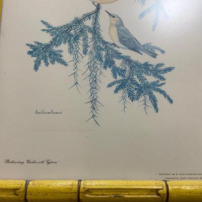 Lot of 2 Anne Worsham Richardson 1969 Prints. 1 Signed by Artist