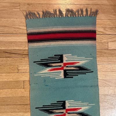 28.5” x 13,5” Native American Rug