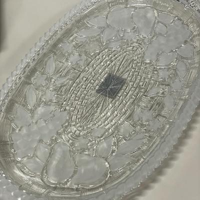 Gorham Crystal serving items