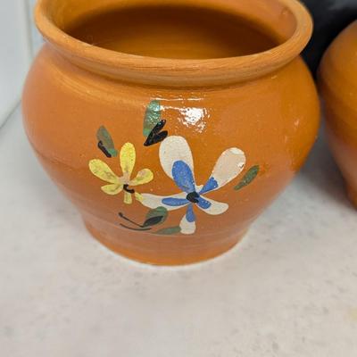 Stoneware Pots & Holder (HW)