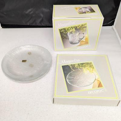 Magnolia Arcoroc Dessert Plates & Cups (HW)