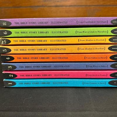 Vintage 1960’s The Bible Story Library Illustrated Book Set