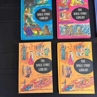 Vintage 1960’s The Bible Story Library Illustrated Book Set