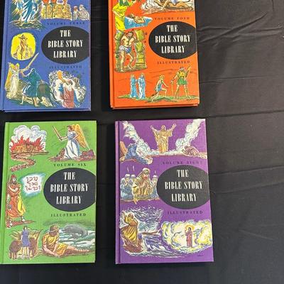 Vintage 1960’s The Bible Story Library Illustrated Book Set