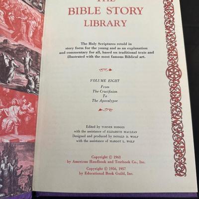Vintage 1960’s The Bible Story Library Illustrated Book Set