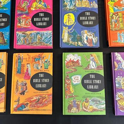 Vintage 1960’s The Bible Story Library Illustrated Book Set