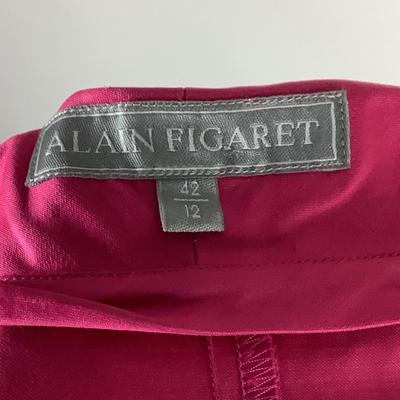 572 ALAIN FIGARET Pink Wrap-a-round Shirt
