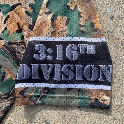 LOT 251 B: Stone Cold Steve Austin 3:16th Division Camouflage Jersey
