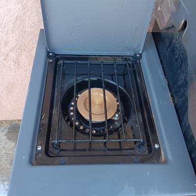 VERY NICE COMMERCIAL TRU INFRARED CHAR-BROIL PROPANE GRILL W/SIDE BURNER