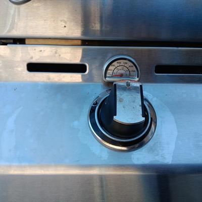 VERY NICE COMMERCIAL TRU INFRARED CHAR-BROIL PROPANE GRILL W/SIDE BURNER
