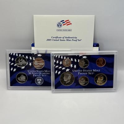 LOT 244: United States Mint Proof Set 2004 - 2008