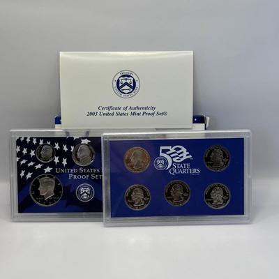 LOT 245 United States Mint Proof Set 1999 - 2003