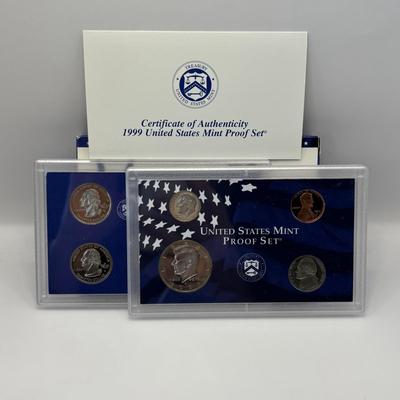 LOT 245 United States Mint Proof Set 1999 - 2003