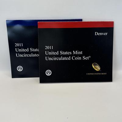 LOT 248: 2011 US Mint Uncirculated Coin Sets Philadelphia and Denver, 2009 US Mint DC and Us Teritories Quarter Proof Set, 1999 US Mint...