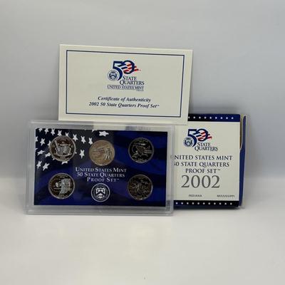 LOT:252: Us Mint 50 States Quarters Proof Set 1999 - 2003