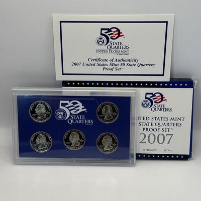 LOT:253: Us Mint 50 States Quarters Proof Set 2004 -2008