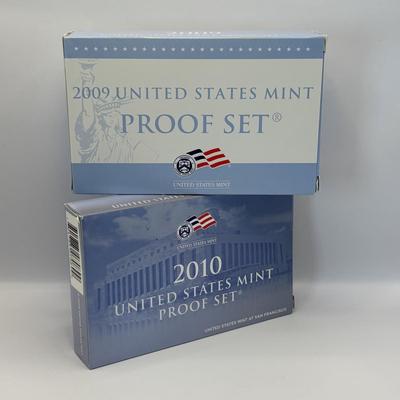 LOT:255: US MInt Proof Sets 2009 -2010