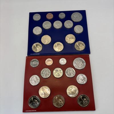 LOT 260: US MInt Uncirculated Coin Sets for Denver and Philadelphia 2014 & 2015