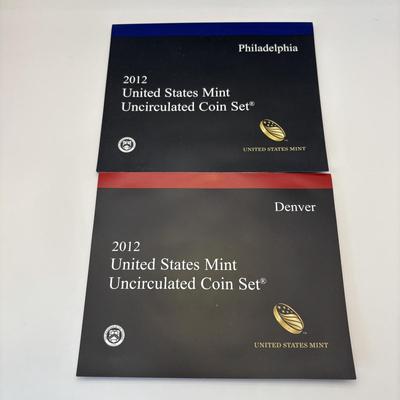 LOT 261: US MInt Uncirculated Coin Sets for Denver and Philadelphia 2012 & 2013