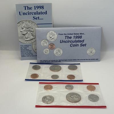 LOT 256: US MInt Uncirculated Coin Sets 1994, 1995 , 1997, & 1998