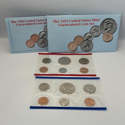 LOT 256: US MInt Uncirculated Coin Sets 1994, 1995 , 1997, & 1998